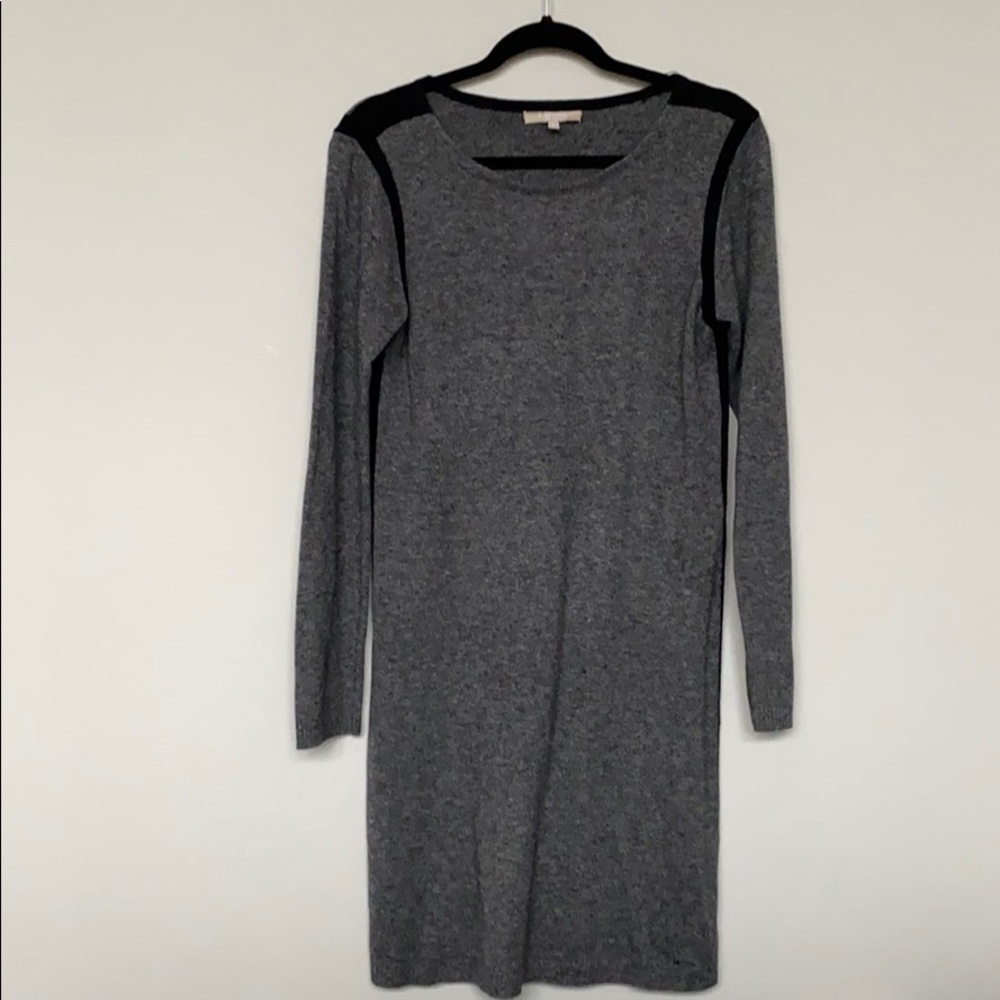 Joan Vass Grey Sweater Dress